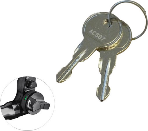 Schlüssel für vertikal abnehmbare Anhängerkupplung - Brink Items