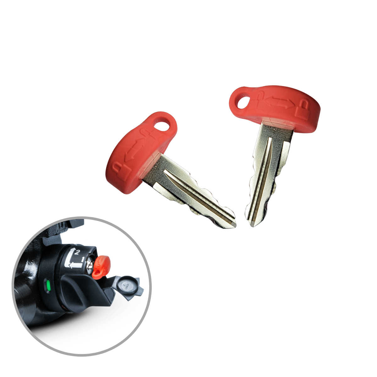 Verticale trekhaak Safelock sleutel